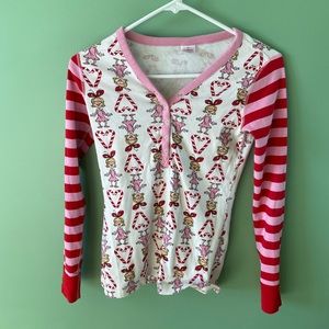 Grinch pj shirt